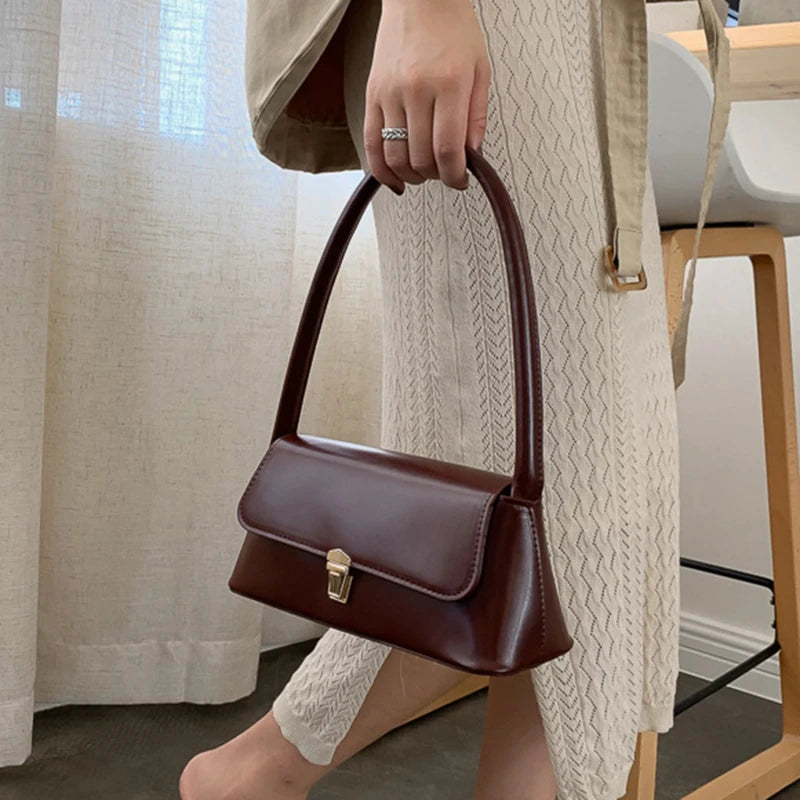 Luxury Brand Crossbody Bags For Women Fashion Design Underarm 2023 Woman Shoulder Bag Female Handbag And Purses Solid Color