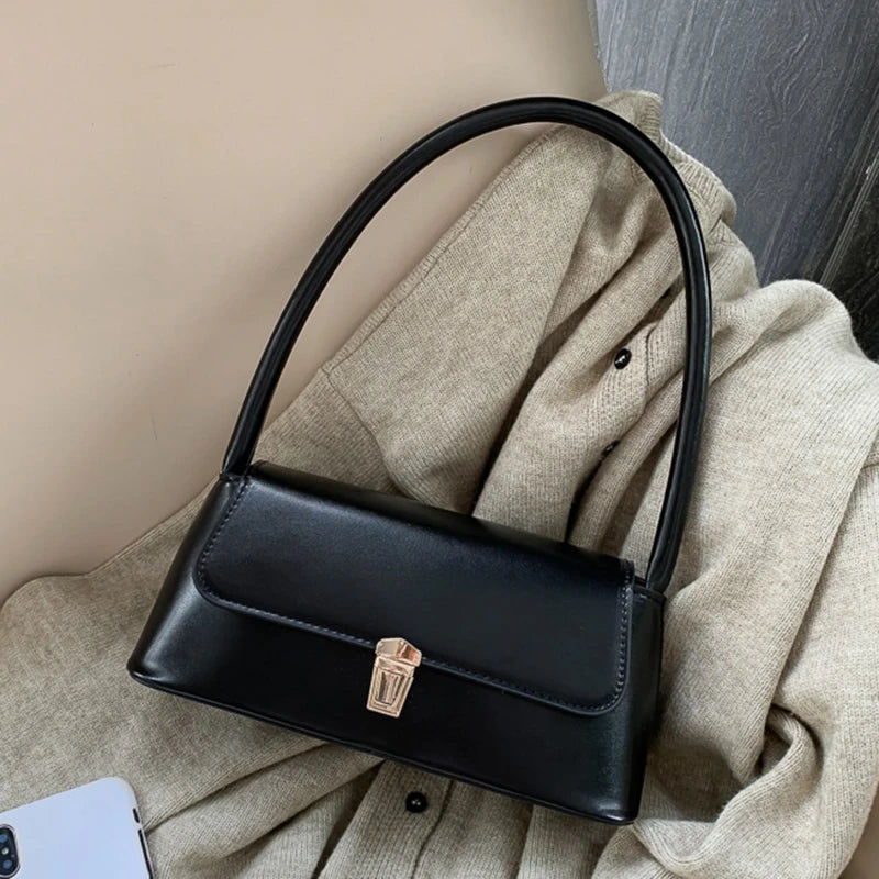 Luxury Brand Crossbody Bags For Women Fashion Design Underarm 2023 Woman Shoulder Bag Female Handbag And Purses Solid Color