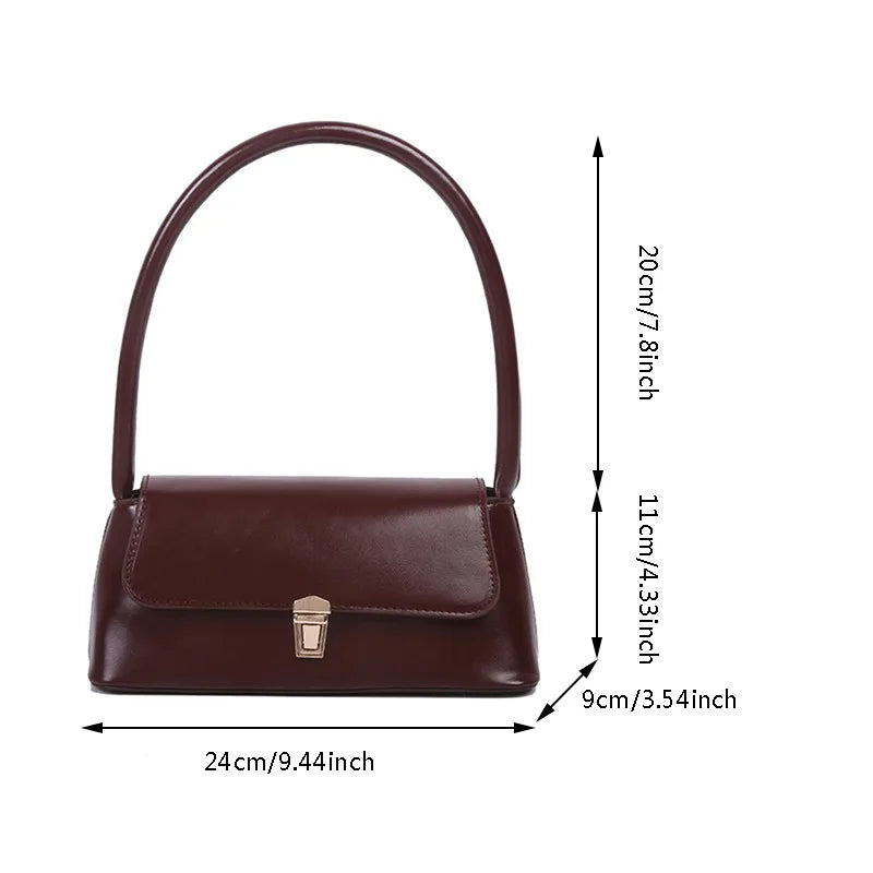 Luxury Brand Crossbody Bags For Women Fashion Design Underarm 2023 Woman Shoulder Bag Female Handbag And Purses Solid Color