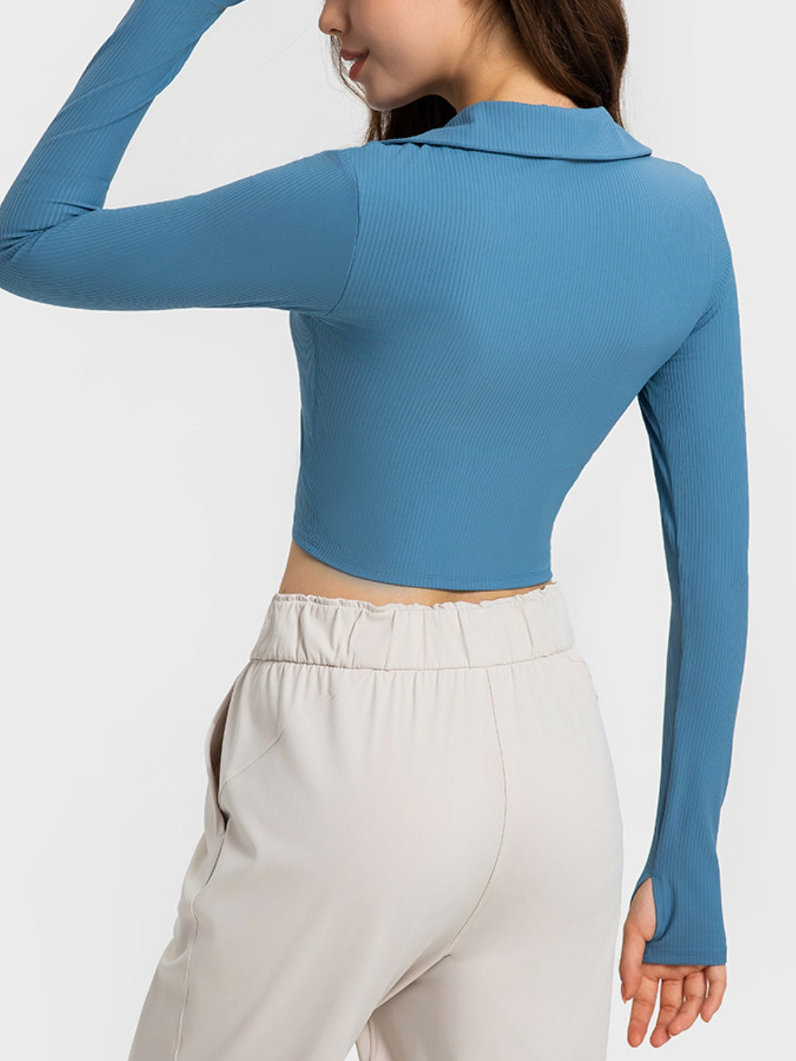 Blair Collar Long Sleeve Sports Top